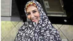 مرجانه گلچین با کت و شلوار سبز پسته‌ای خودش رو سوژه کرد! +عکس