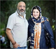 قربون صدقه رفتن به سبک امیر جعفری/عشق خالص آقای بازیگر به همسرش نمایان شد!
