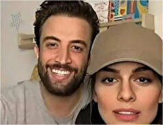 قابی غم دار از بنیامین بهادری و خانواده جدیدش بر سر مزار همسر سابق!