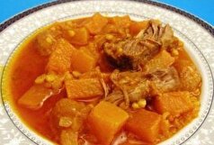 آموزش مرحله به مرحله پخت خوراک کدو حلوایی
