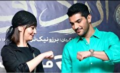 ژست جنجالی پردیس احمدیه و سینا مهراد که حسابی سر و صدا بپا کرد!