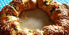 نان حلقه ایلان ترکیبی از گوشت و ادویه‌های مخصوص