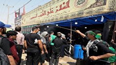 شلمچه عراق؛ جاده‌ای که با عشق موکب‌داران فرش شده است