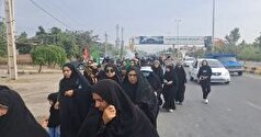 گلستان یکپارچه در سوگ اربعین، پیاده روی باشکوه دلدادگان حسینی در شهر‌های استان