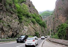 جاده چالوس از ساعت ۱۳:۳۰ یکطرفه می‌شود