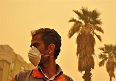 سرعت طوفان گردوخاک سیستان به مرز ۱۲۰ کیلومتر رسید