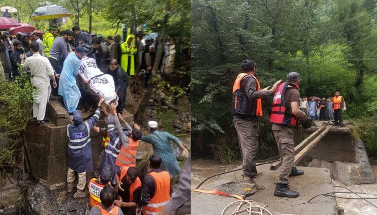 کشته شدن ۶۱ نفر در پاکستان در پی رانش زمین