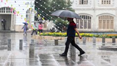 رگبار و رعد و برق در نوار شمالی کشور