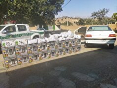 خودروی شوتی حامل کالای قاچاق میلیاردی در لردگان توقیف شد