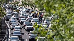 ترافیک صبحگاهی در اکثر معابر و بزرگراه‌های تهران پرحجم و سنگین است