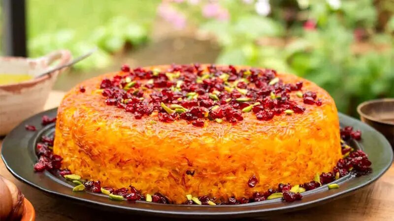 ته‌چین قیسی قجری؛ یک شاهکار خوش رنگ و لعاب باطعم قدیمی! غذای مورد علاقه شاه قاجار