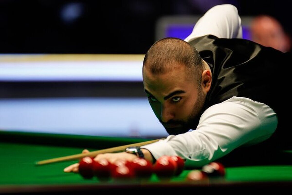 حضور حسین وفایی در اسنوکر آزاد چین