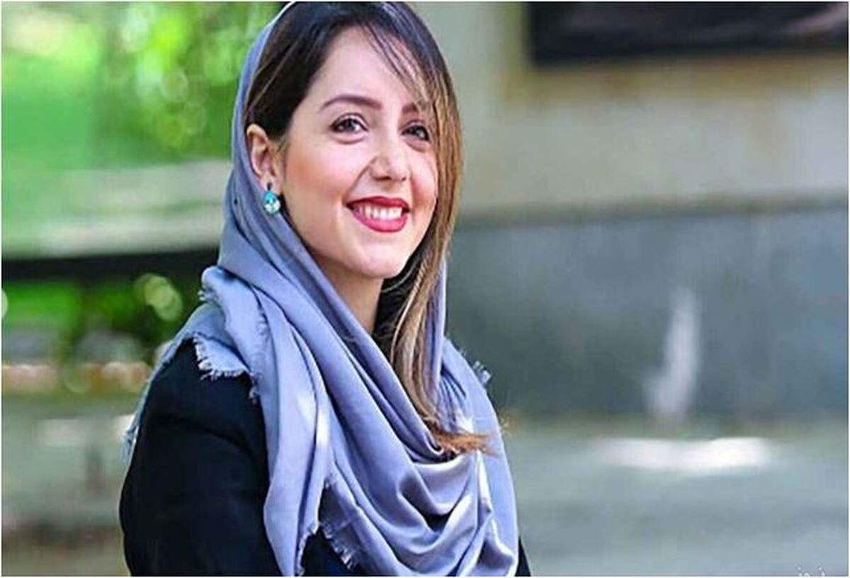 تصویر غم آلود نازنین بیاتی با یک افکت سرد و سنگین پر بازدید شد