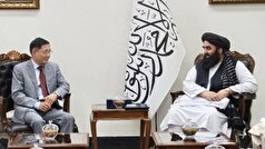 دیدار نماینده چین با سرپرست خارجه طالبان؛ تأکید بر همکاری برای بازسازی افغانستان