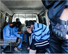 جوانان آشوبگر تهرانی در خیابان قزوین دستگیر شدند