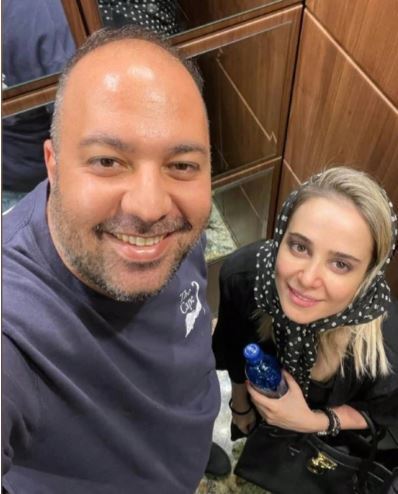 تفاوت قدی علی اوجی و الناز حبیبی در یک عکس آسانسوری سوژه شد!