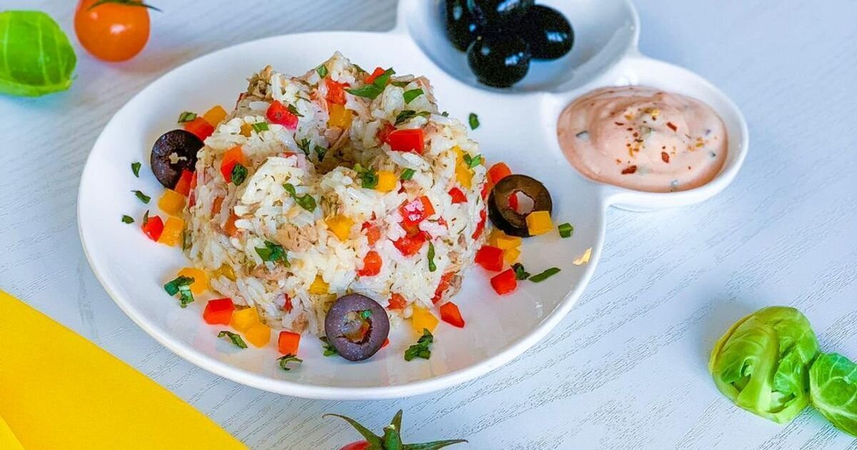 طرز تهیه یک سالاد ویژه با برنج/برای یکبار هم که شده امتحان کنید!