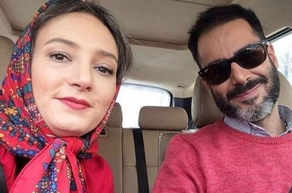 ست کردن زوج عاشق پیشه سینما با تم کرمی/ببینید!