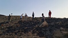 آتش در ۱۰۴ هکتار از مراتع طارم سفلی قزوین/ مسئول منابع طبیعی آسیب دید