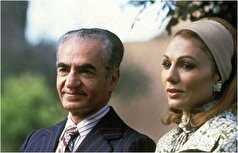 قابی زیرخاکی از شاه و فرح پهلوی در سد کرج با عینک آفتابی +عکس
