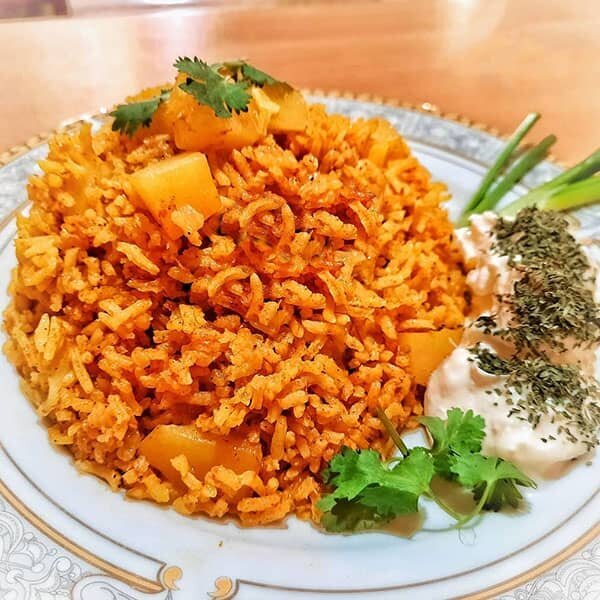 استانبولی پلو اصیل مخصوص افراد وگن/ساده و نوستالژی