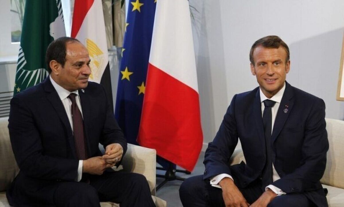تأکید السیسی و مکرون بر ضرورت ارسال کمک‌های بشردوستانه به غزه