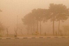 کاهش دید افقی در محور‌های شمالی سیستان و بلوچستان در اثر طوفان شن