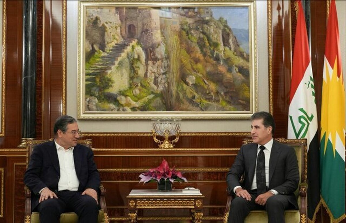 تاکید «نچیروان بارزانی» بر تقویت و گسترش هر چە بیشتر روابط با ایران