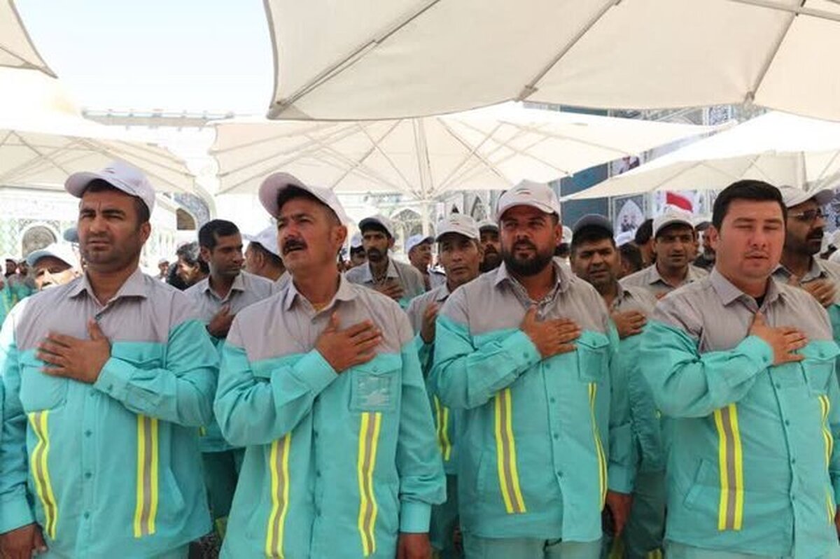 آغاز رسمی خدمات‌رسانی نیرو‌های شهرداری مشهد در نجف اشرف از ۱۲ مرداد