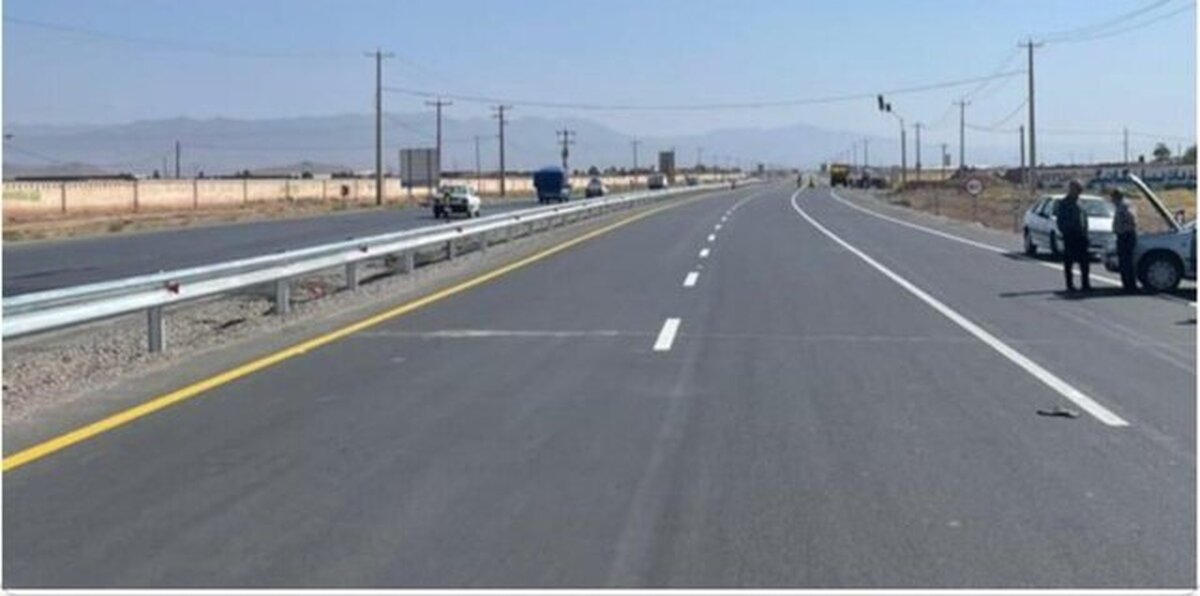 ۳.۵ کیلومتر از باند دوم محور تربت حیدریه - دولت آباد بازگشایی شد