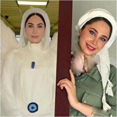 چشم‌های رنگی و خاص بازیگر اجل معلق /میشه شعر هادر ستایش زیبایی خانم بازیگر سرود+عکس