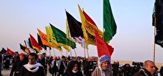 استقبال پر شور مردم برای راهپیمایی اربعین