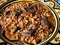 آموزش طبخ خورش ترشی گرما با لوبیا چشم بلبلی