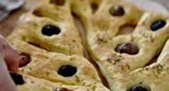 آموزش گام به گام پخت نان فوگاس فرانسوی برای صبحانه