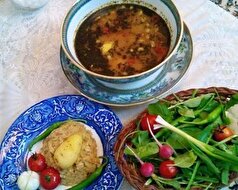 فوت کوزه گری پخت آبگوشت ترش با گوجه سبز برای ناهار