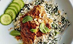 فوت کوزه گری تهیه پلو اسفناج برای شام