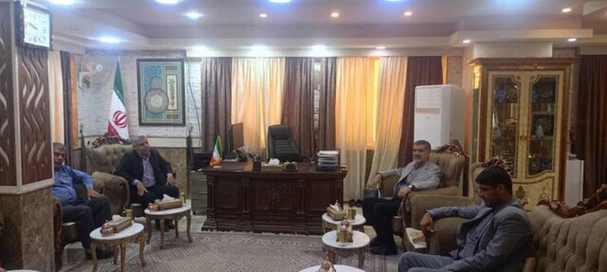 دیدار طباطبایی با سرکنسول ایران در نجف اشرف