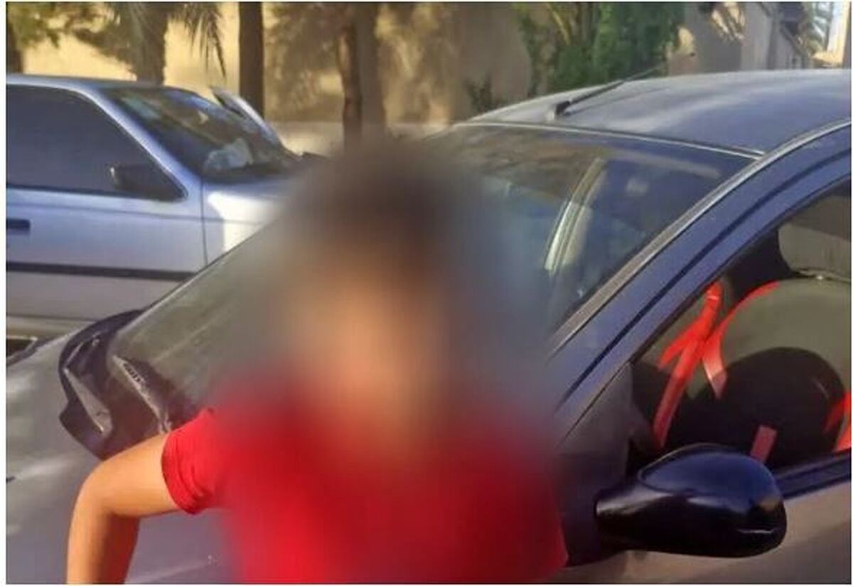 خودروی پژو با راننده ۱۲ ساله در این شهرستان توقیف شد
