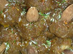 رسپی گام به گام پخت شیرینی معروف خرما بریز