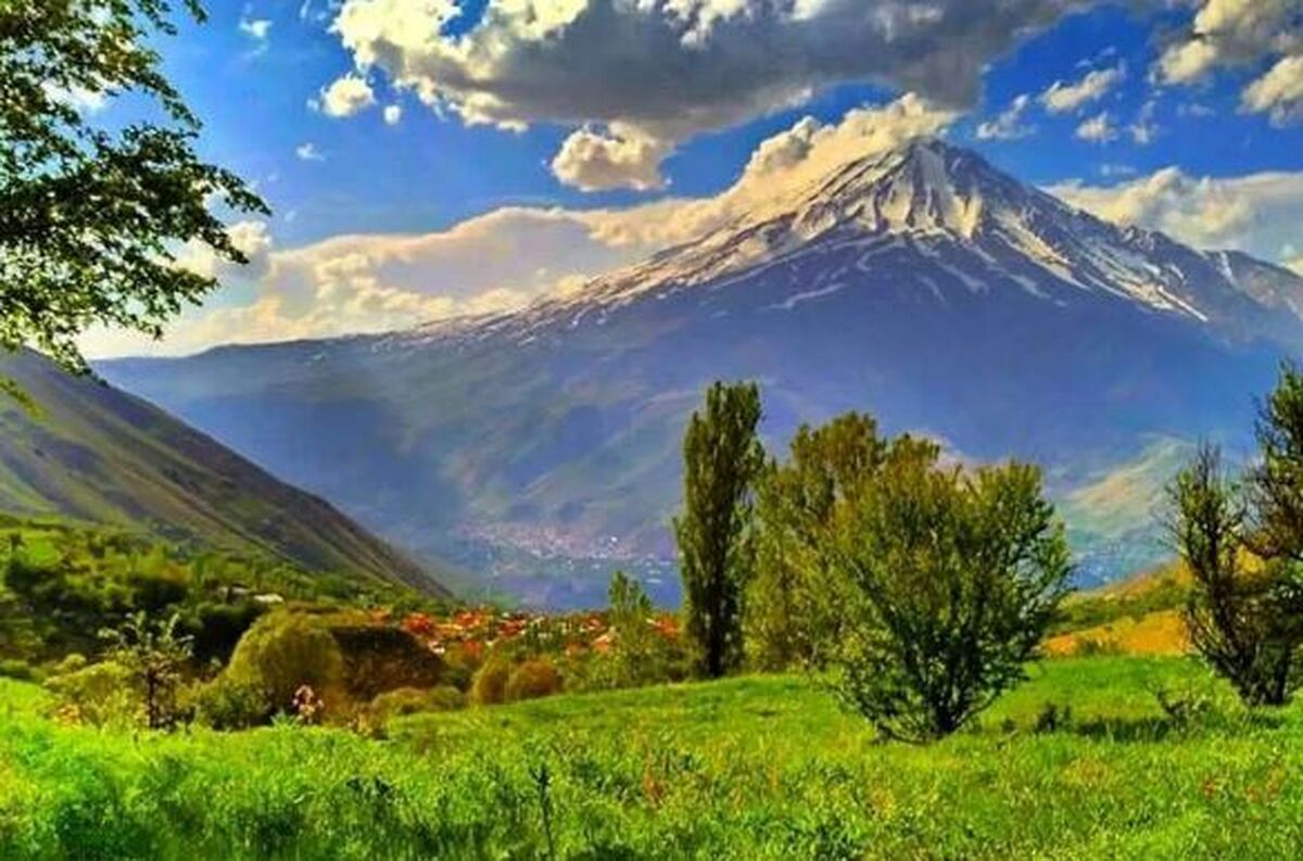 دشت آزو؛ ویویی ابدی از عظمت قله دماوند