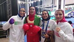 صعود صدیقه دریایی و خواهران منصوریان به فینال ووشوی قهرمانی جهان