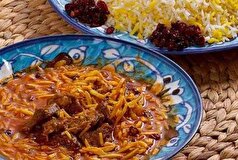 آموزش مرحله به مرحله تهیه خورشت خلال کرمانشاهی