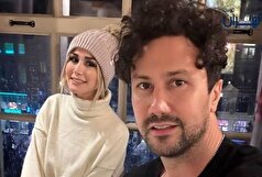 پاساژ گردی دونفره و لیلی مجنونی شاهرخ استخری و همسرش