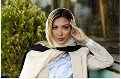 عکس‌های مدلینگی مینا مختاری با یک دسته گل در خیابان!