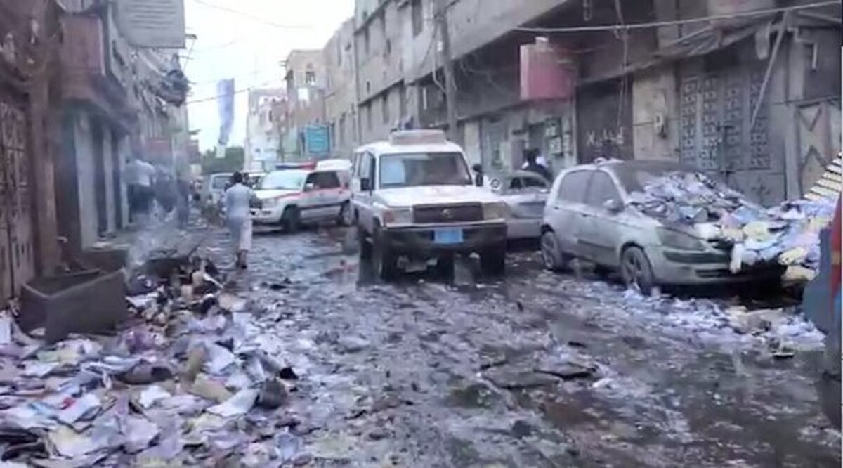 افزایش شمار شهدای امروز حمله رژیم صهیونیستی به یمن به ۳۵ نفر