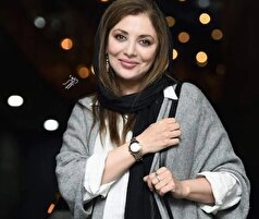 گریم سنگین رویا میرعلمی با تاج گل و ابرو‌های پیوسته! +عکس