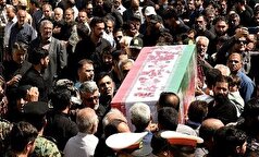 تشییع باشکوه شهدای حمله تروریستی ایرانشهر در زابل/ وداع با دو قهرمان وطن