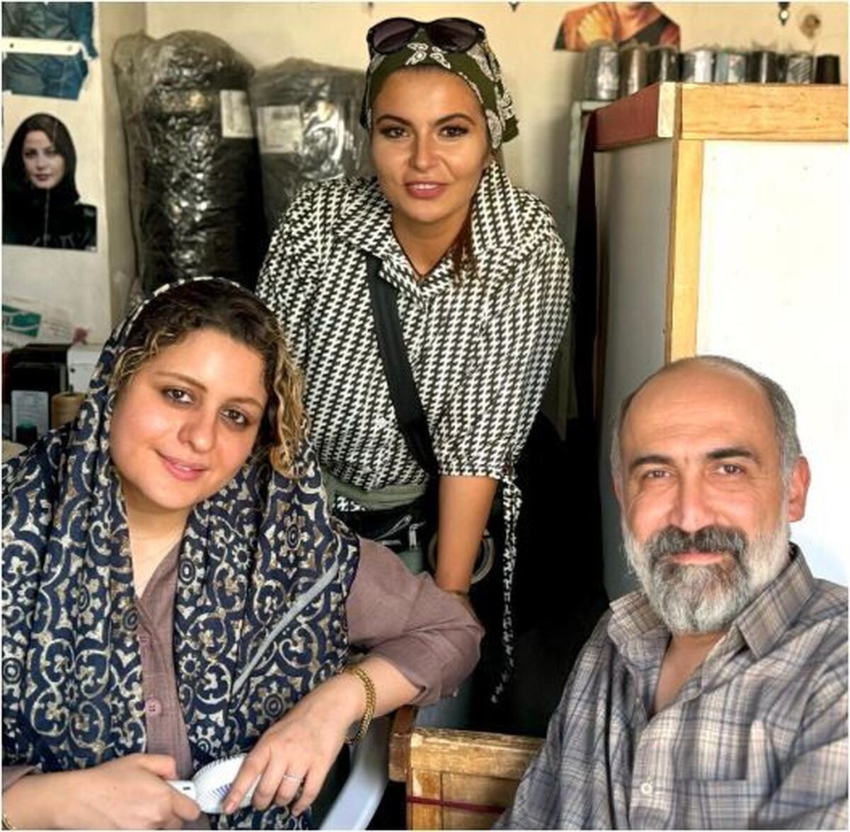 عکسی از هادی حجازی فرکه فاطیما بهار مست منتشر کرد