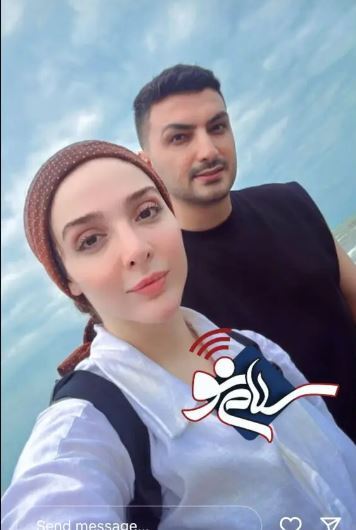 سلفی ساده و لیلی مجنونی المیرا دهقانی و همسرش لب ساحل! +عکس
