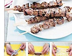 در ۷ مرحله با کمترین هزینه این کباب کفن پیچ لذیذ را درست کنید